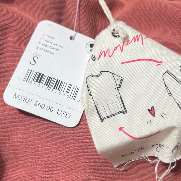 Free People Rust Oversized Top and Shorts Set - Picture 6 of 6